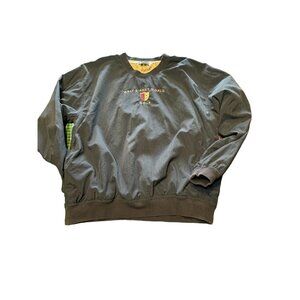 Walt Disney World Golf Gear For Sports Pullover Sweatshirt Large Nylon/Cotton Bl